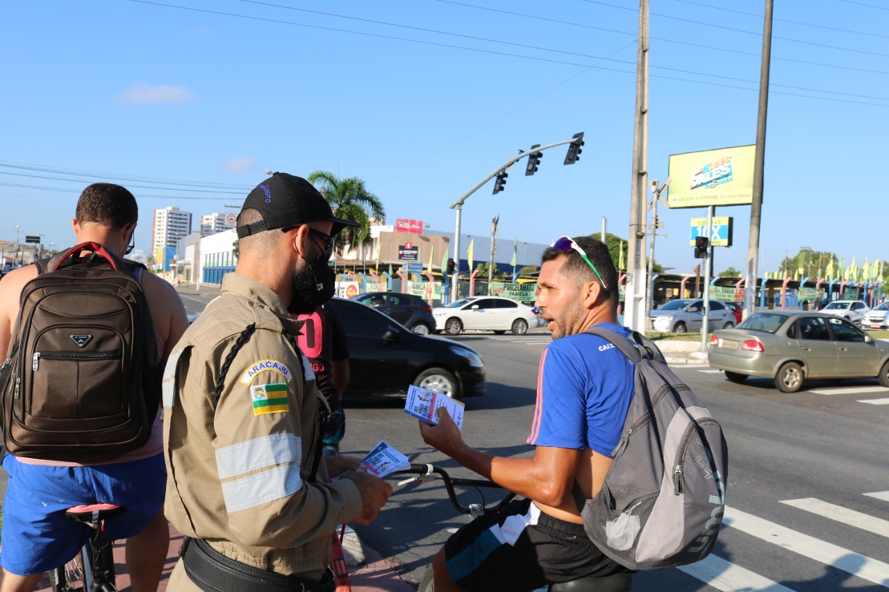 SMTT celebra o Dia Mundial Sem Carro no sexto dia de ações da Semana Nacional de Trânsito - SMTT Aracaju